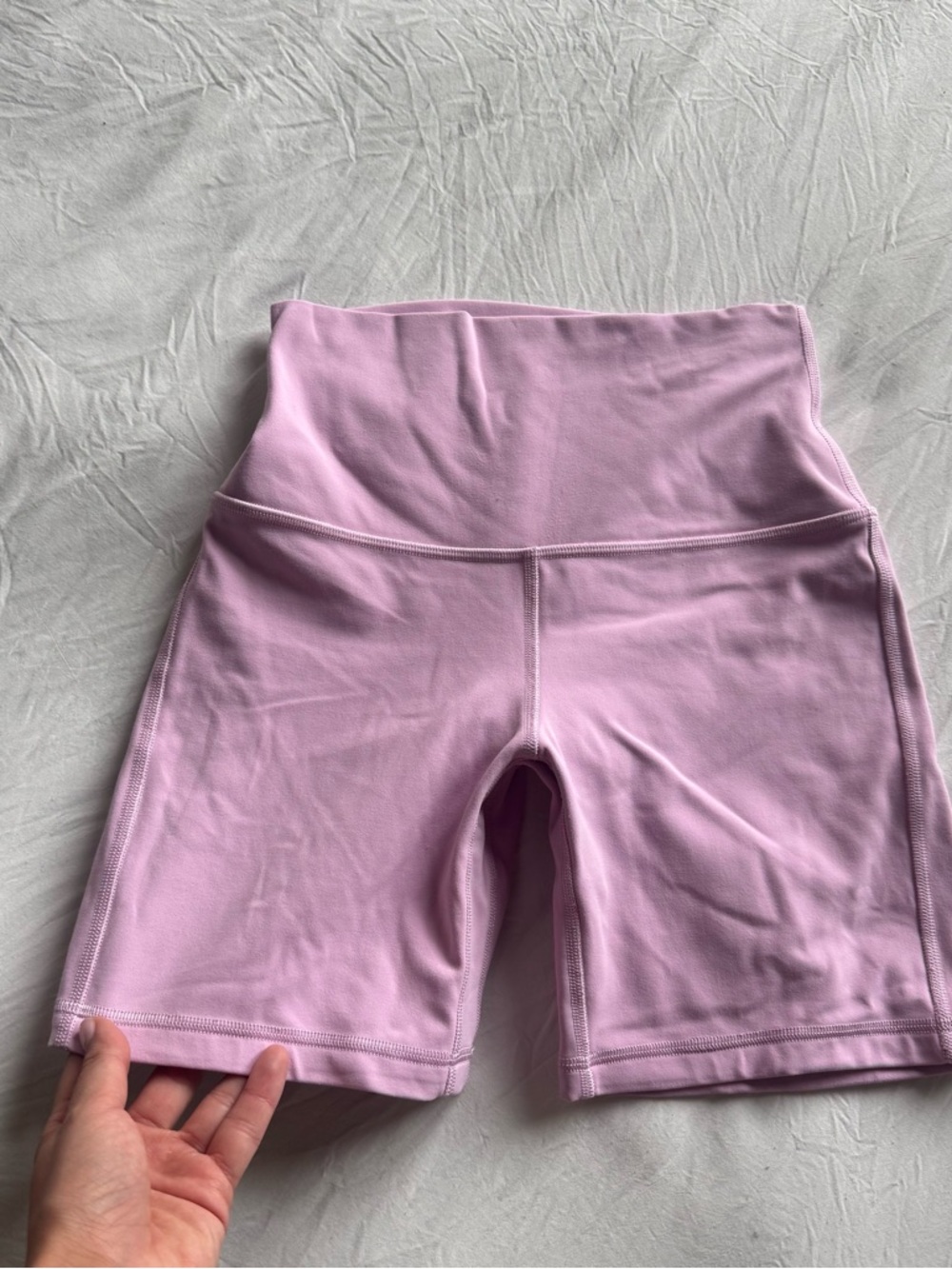 Lululemon Pinky Lavender Bike Shorts - Picture 2 of 12